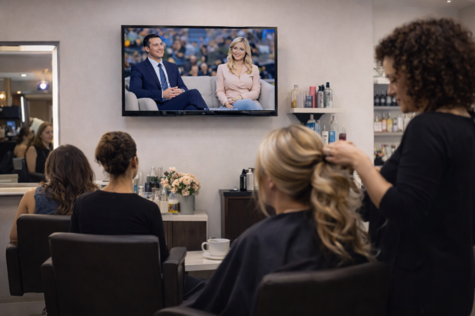 Видеоконтент в общественных местах