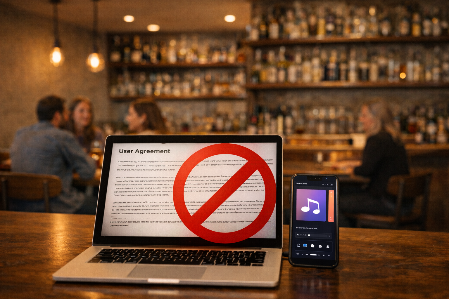 Можно ли законно включать музыку из стриминговых сервисов